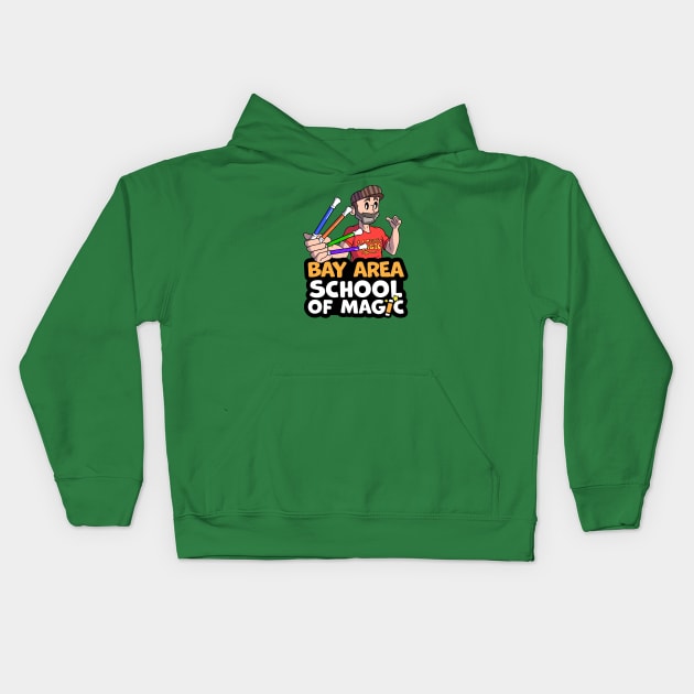 New Bay Area School of Magic Wand T-Shirt Kids Hoodie by Brian Scott Magic